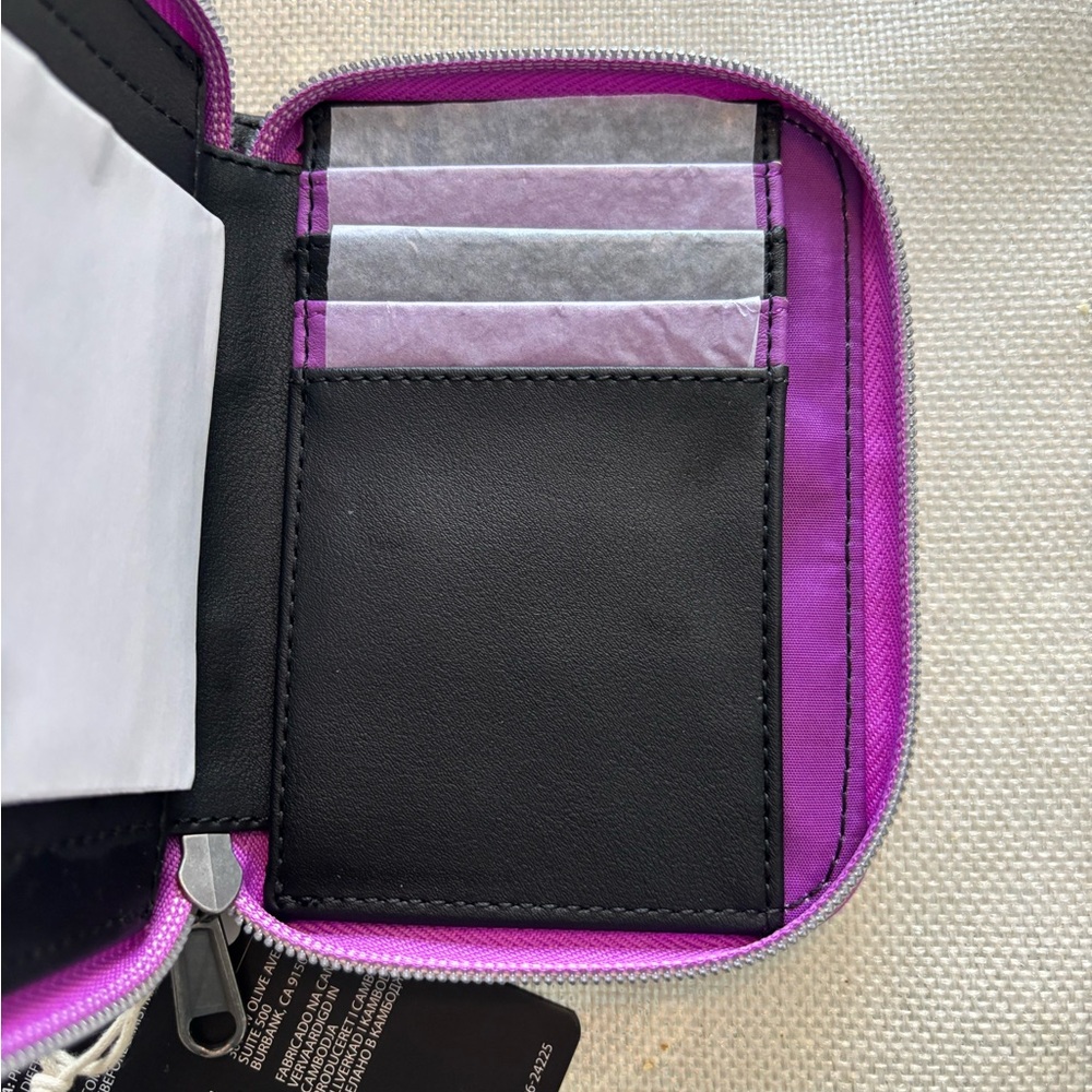 Loungefly Black and Purple Disney Wallet - Picture 3 of 4